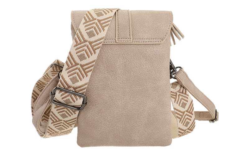 Taupe Telefoon- En Schoudertasje Hartford