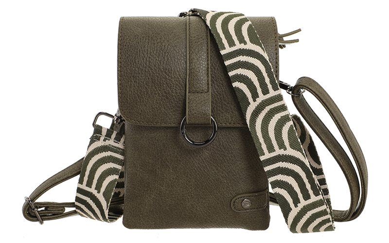 Dark Green Telefoon- En Schoudertasje Hartford