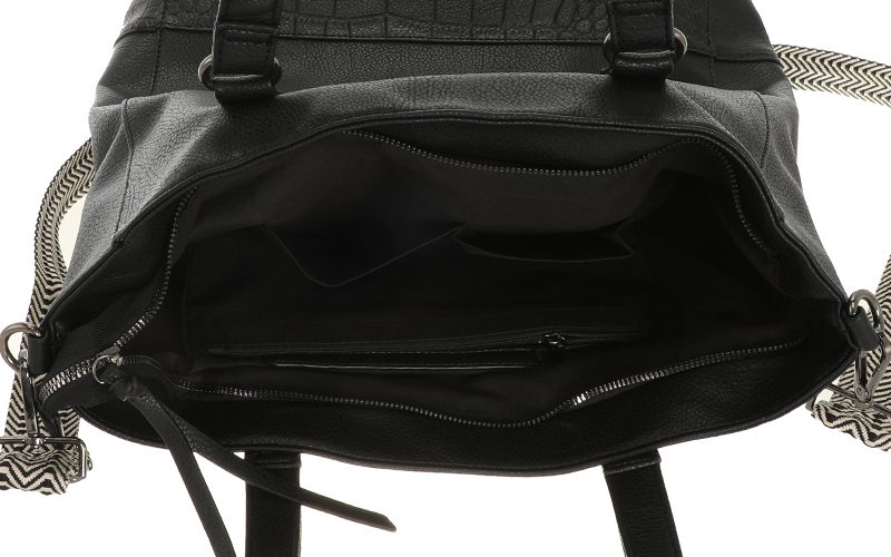 Black Schoudertas / Shopper Clever