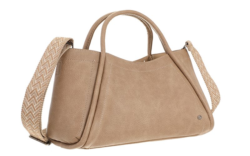 Taupe Schoudertas Tivoli