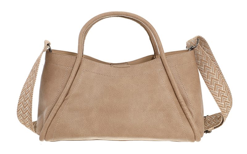 Taupe Schoudertas Tivoli