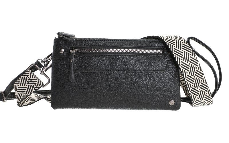 Black Schoudertasje San Leo