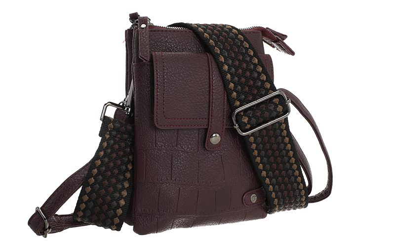 Bordeaux Telefoon- En Schoudertasje Tyler