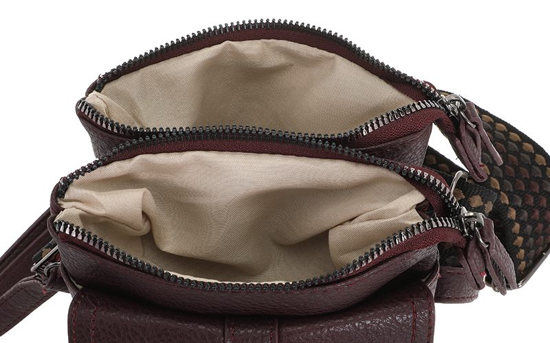 Bordeaux Telefoon- En Schoudertasje Tyler