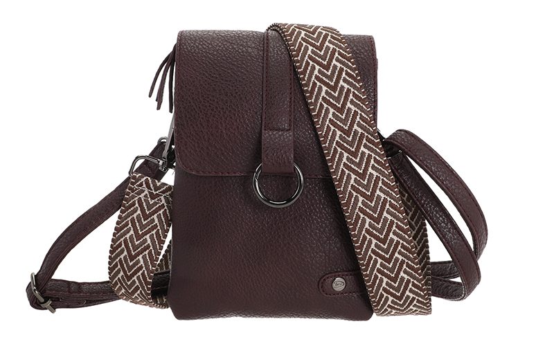 Bordeaux Telefoon- En Schoudertasje Hartford