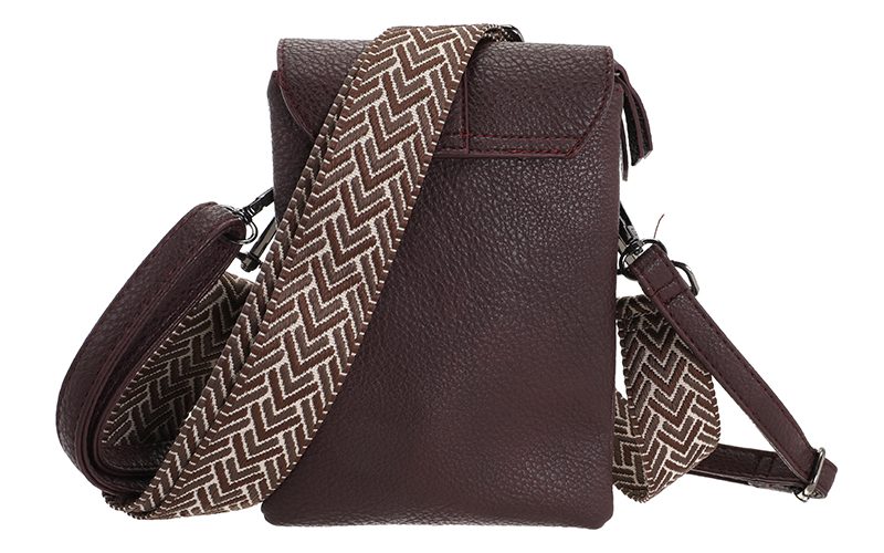 Bordeaux Telefoon- En Schoudertasje Hartford