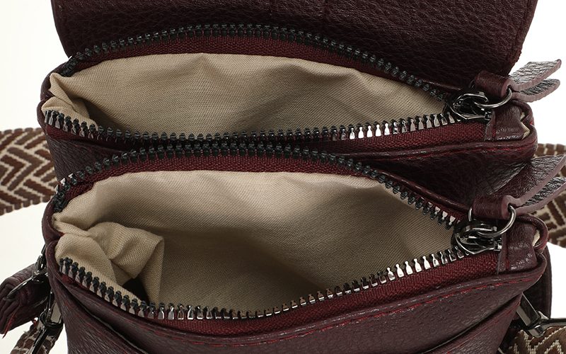 Bordeaux Telefoon- En Schoudertasje Hartford