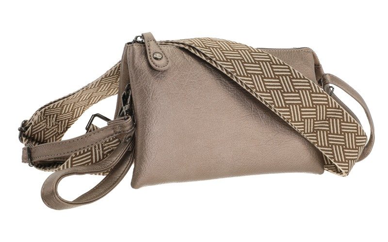 Dark Taupe New York Schoudertasje