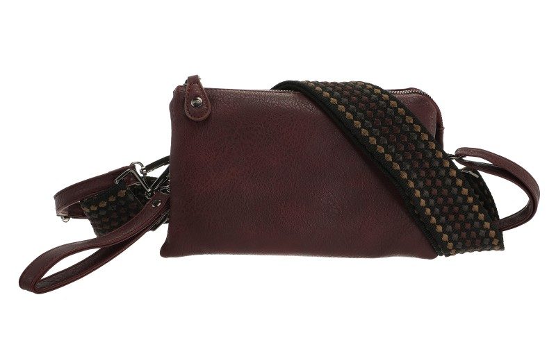 Burgundy New York Schoudertasje