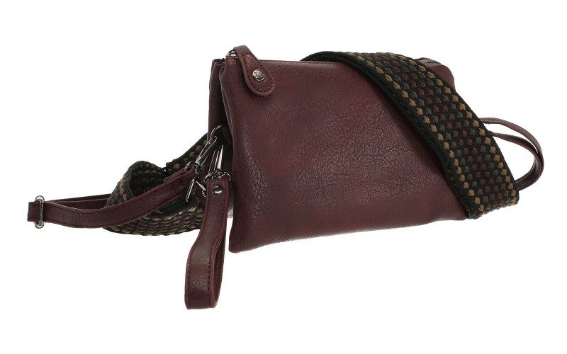 Burgundy New York Schoudertasje