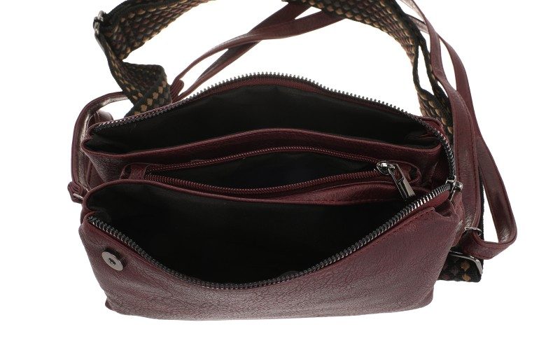 Burgundy New York Schoudertasje