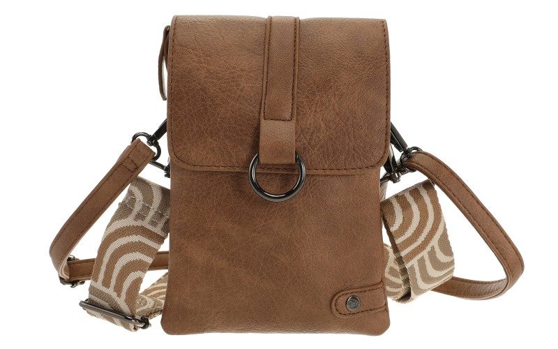 Camel Telefoon- En Schoudertasje Hartford
