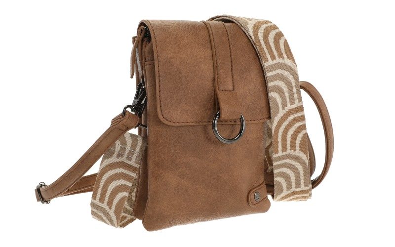 Camel Telefoon- En Schoudertasje Hartford