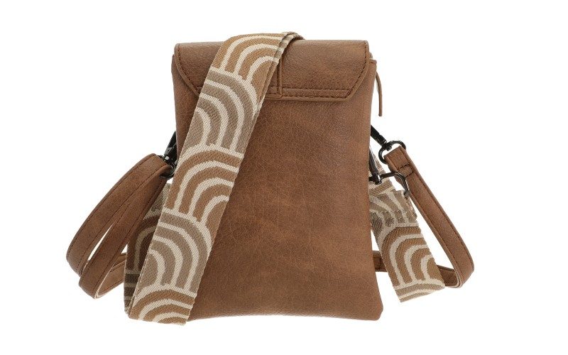 Camel Telefoon- En Schoudertasje Hartford