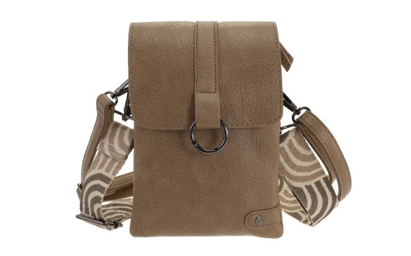 Taupe Telefoon- En Schoudertasje Hartford