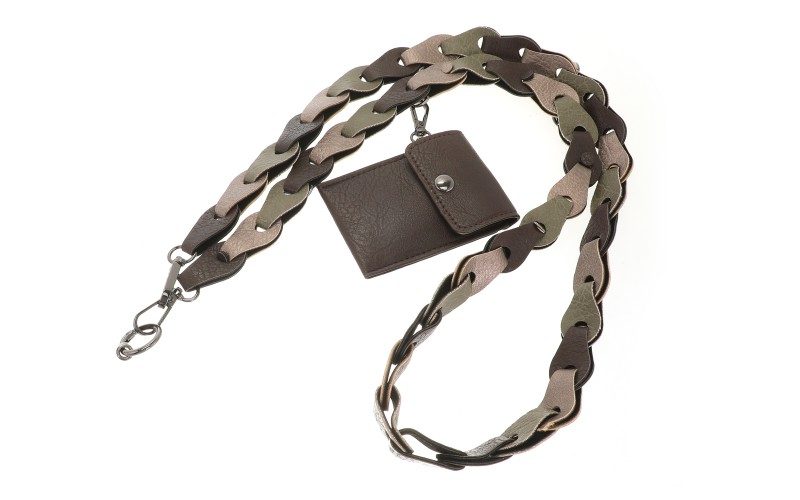 Dark Green Telefoonkoord Met Portemonneetje Jip